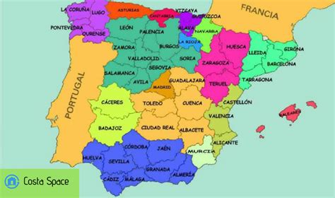 Spain: Autonomous Communities, Provinces, Cities, .